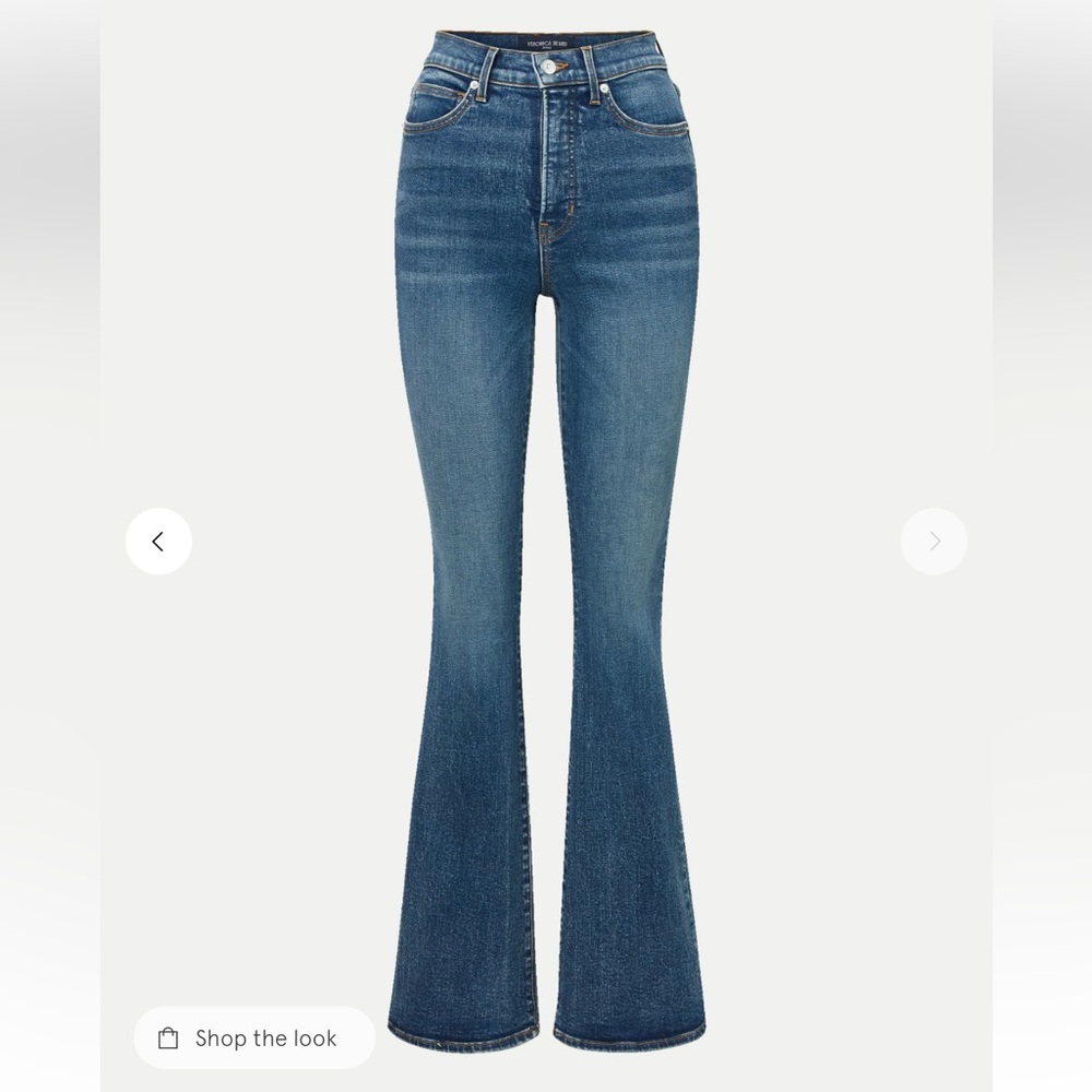 Veronica Beard- Beverly high rise skinny flare jeans (28) - Picture 4 of 9